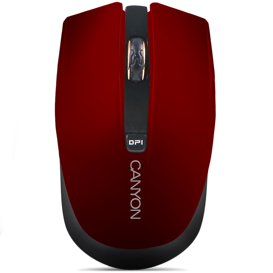 Input Devices - Mouse Box CANYON CNS-CMSW5R CANYON Mouse CNS-CMSW5 (Wireless, Optical 800/1280 dpi, 4 btn, USB, power saving technology), Red