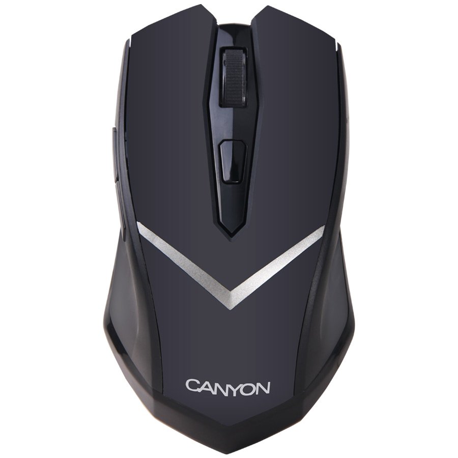 Input Devices - Mouse Box CANYON CNE-CMSW3 CANYON Mouse CNE-CMSW3 (Wireless, Optical 800/1280 dpi, 4 btn, USB, power saving technology), Black