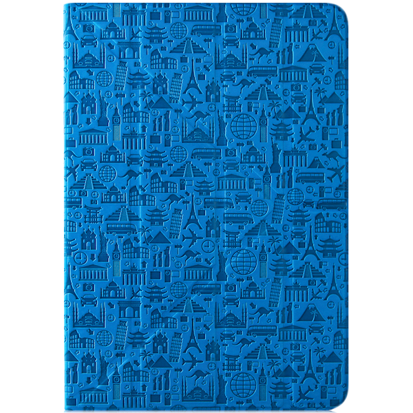 PC Tablet Cases CANYON CNS-C24UT8BL "Life is" universal case for 8” tablet (Color:Blue)