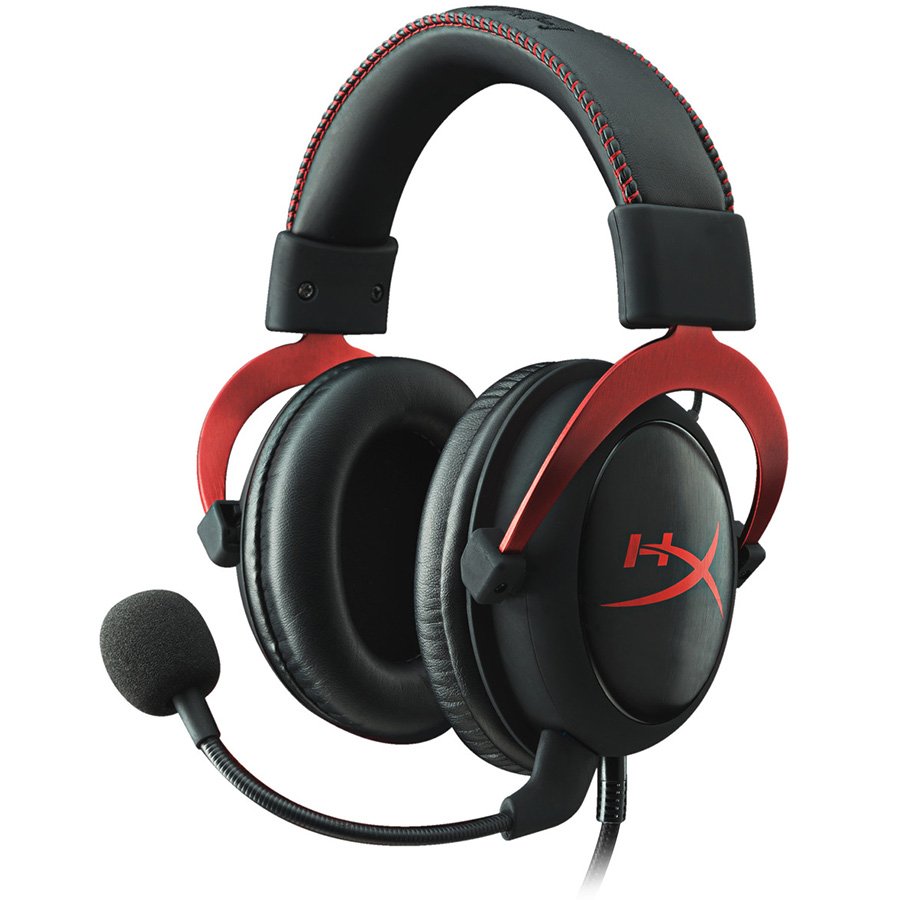 Multimedia - Headset KINGSTON KHX-HSCP-RD Kingston HyperX Cloud II - Pro Gaming Headset (Red), EAN: '740617235692