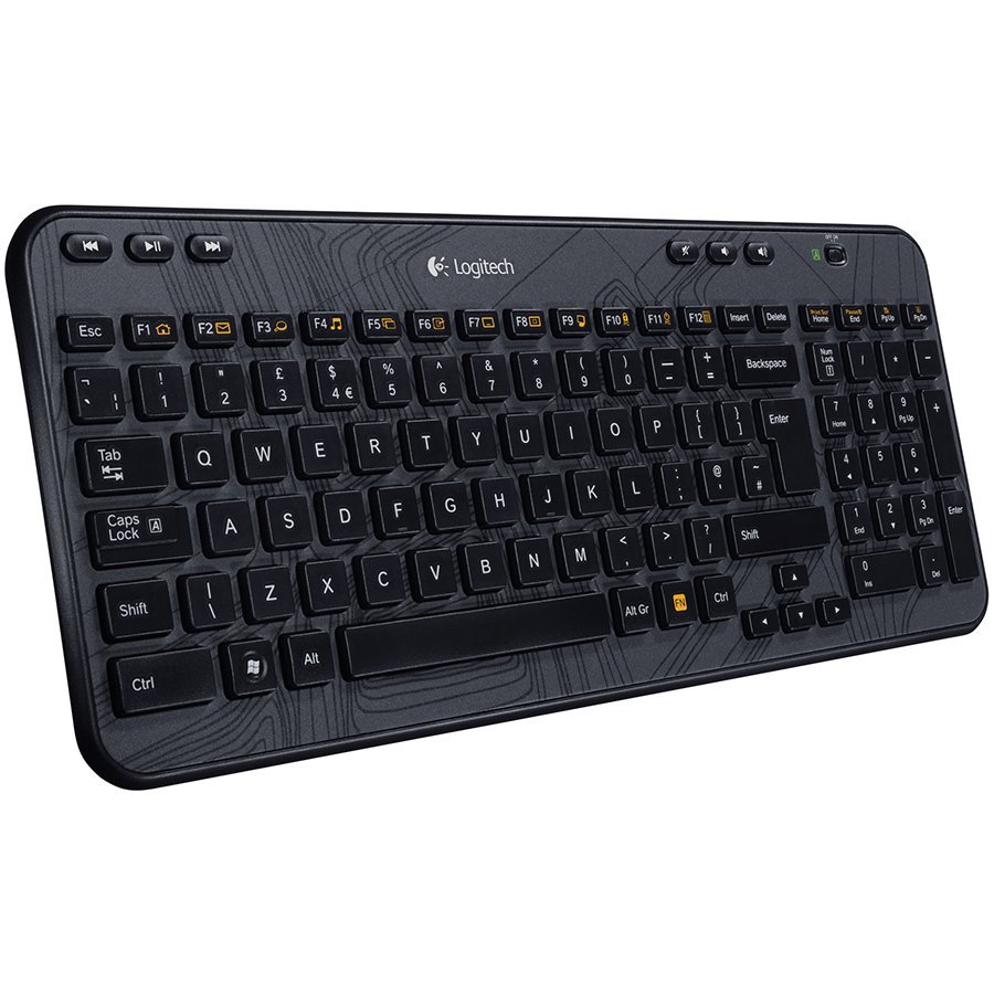 Input Devices - Keyboard Box LOGITECH 920-003094 LOGITECH Wireless Keyboard K360 - EER - US International layout