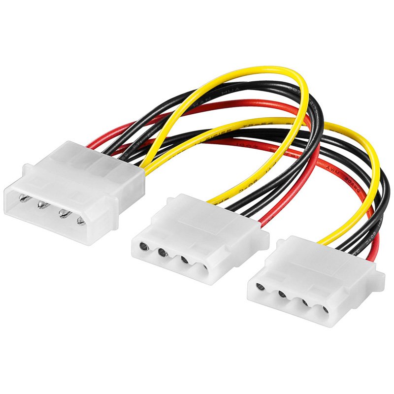Cable AKYGA AK-CA-15 Power cable Molex/2x Molex 15cm