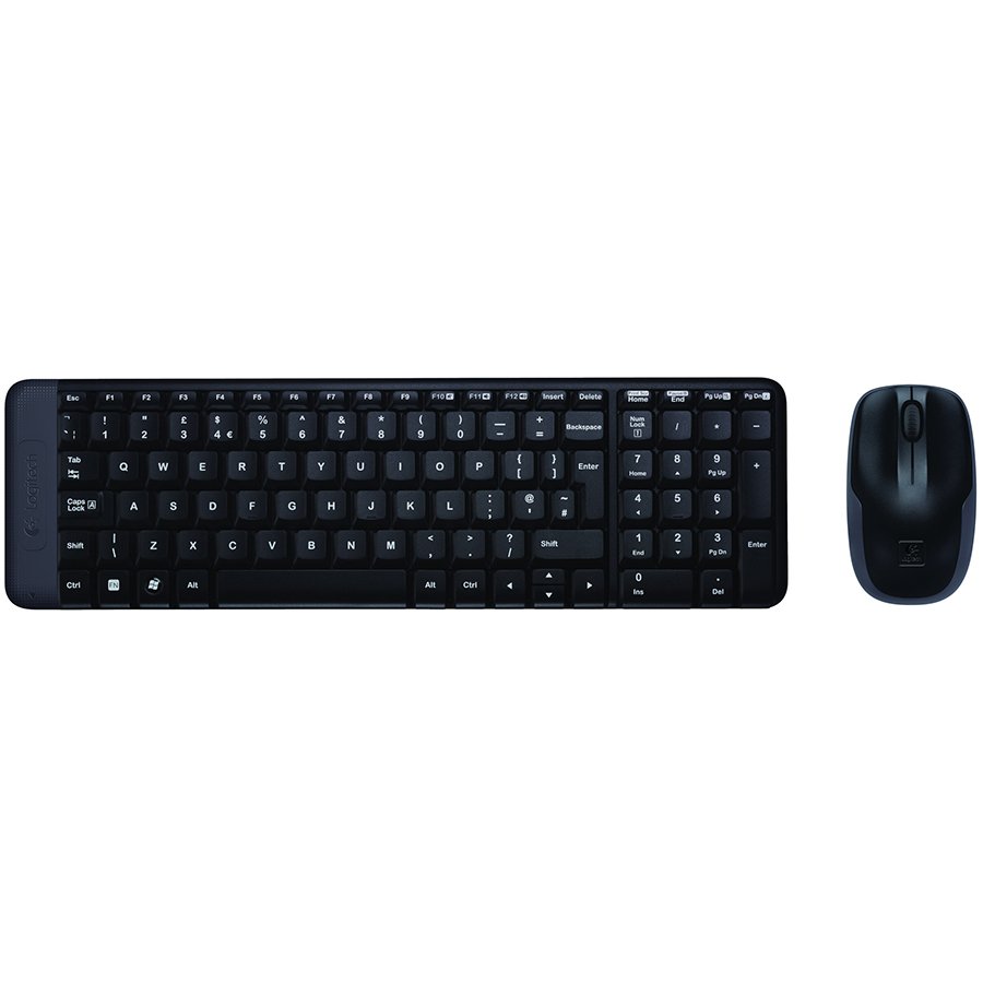 Input Devices - Keyboard Box LOGITECH 920-003168 LOGITECH Wireless Desktop MK220 - EER - US International