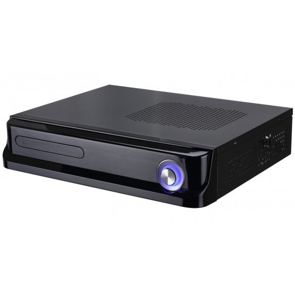 PC Chassis E-MINI CASEMNCT02B200W E-mini NC-T02 Black, 200W SFF PSU, Mini-ITX, Micro-ATX chassis