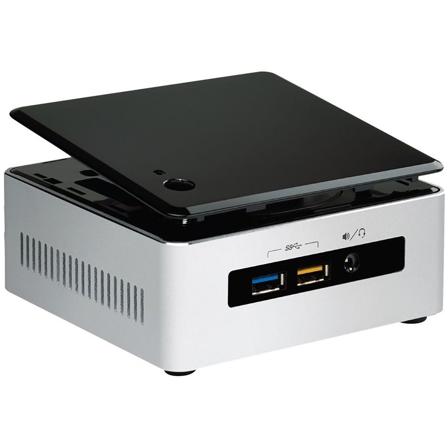 PC Barebone INTEL BOXNUC5CPYH Intel NUC kit, Celeron N3050 (2M Cache, up to 2.16 GHz), 2.5” HDD/SSD Support, uCFF, 1x DDR3L 1333/1600, 1.35V SODIMM, 8Gb, VGA Intel HD Graphics, VGA (HDB15); HDMI 1.4b, GbE, Intel Wireless-AC 3165 + BT 4.0