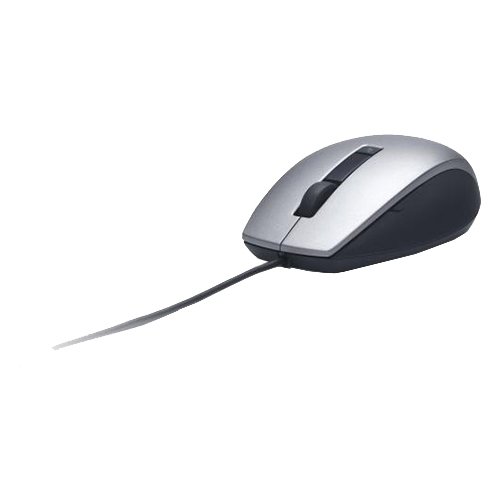 Input Devices - Mouse DELL 570-11349-14 Dell Mouse Laser Scroll USB (6 Buttons) Silver and Black (Kit)