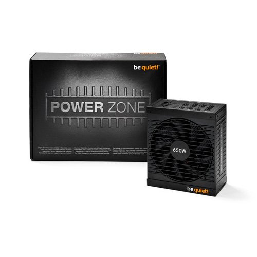 Power Supply Unit BE QUIET BN210 Be Quiet! POWER ZONE 650W - 80 Plus Bronze, Silent Wings, Cable Management, 5 Years Warranty