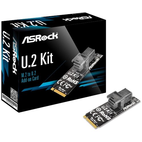 Various Accessories ASROCK M.2_TO_U.2_ADD-ON_CARD M.2 to U.2 ADD-ON_Card Mini-SAS HD Connector