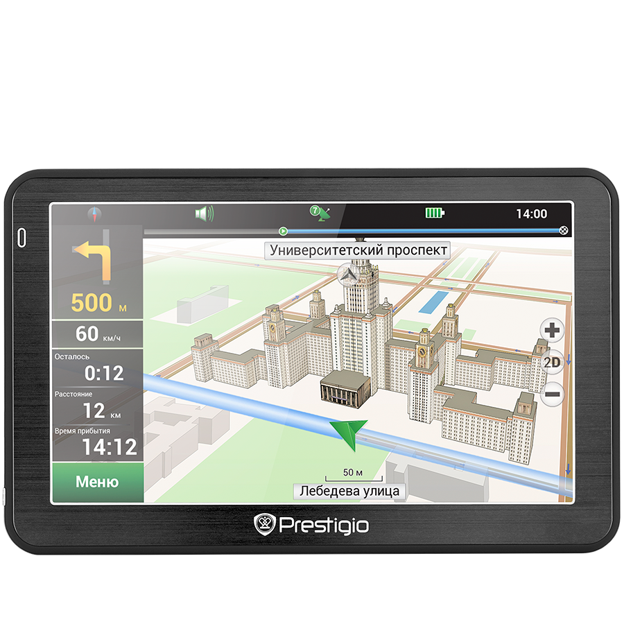 GPS Navigator PRESTIGIO PGPS5058BG04GBNV Prestigio GeoVision 5058, 5.0", CPU MSTAR 2531 800 MHz, 480х272, 4 GB, 128 MB RAM, 950 mAh, FM, Black, Metal frame; Navitel software, preinstalled BG map ( 1 country), Free Lifetime Map Update