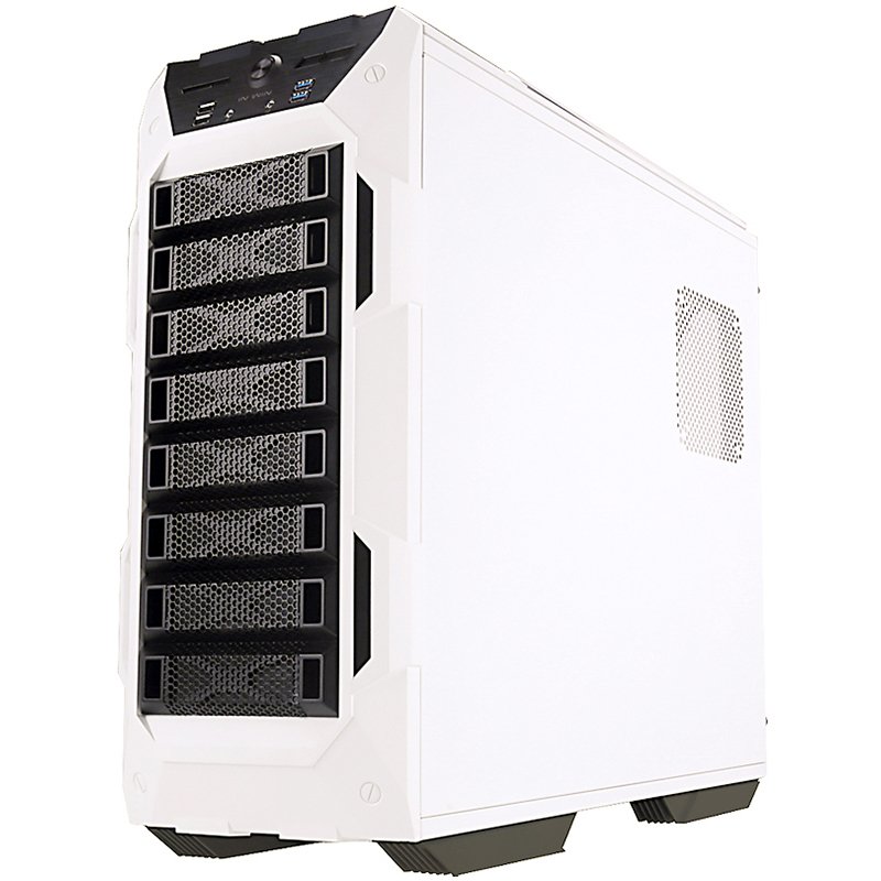 PC Chassis IN WIN GRONE.WHITE.BLACK Chassis In Win GR One Full Tower E-ATX(12"x13") 0.8mm SECC Steel,3.5"x8 or 2.5"x8,3.5"/2.5" SATA HDD EZ-Swap x1, USB 3.0x2,USB 2.0x2,HD/AC'97 Audio,Fan Speed Controller, Supports up to Total 120mm or 140mm Fan x 10, Wa