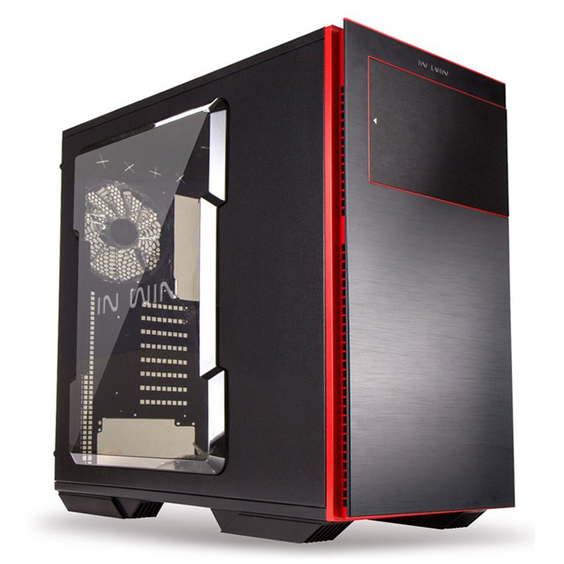 PC Chassis IN WIN 707.BLACK Chassis In Win 707 Full Tower E-ATX SECC Acrylic Window Side Panel, EX 5.25" x3, 3.5" or 2.5" x8,USB 3.0 x2, USB 2.0 x2,HD Audio, 140mm Fan x7, 120mm Fan x3, Water-Cooling Ready, Black
