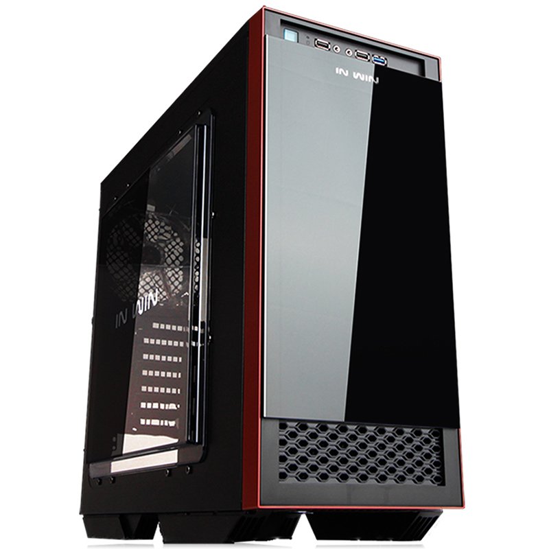 PC Chassis IN WIN 503.BLACK Chassis In Win 503 Mid Tower ATX SECC Steel, EX 5.25" x1, 5.25" x2 3.5” / 2.5” x4(EZ-Swap Module)2.5” x2,USB 3.0 x1, 2.0 x2,HD Audio, 120mm Fan x5, CPU Heatsink up to 160mm, Water-Cooling Ready, Black