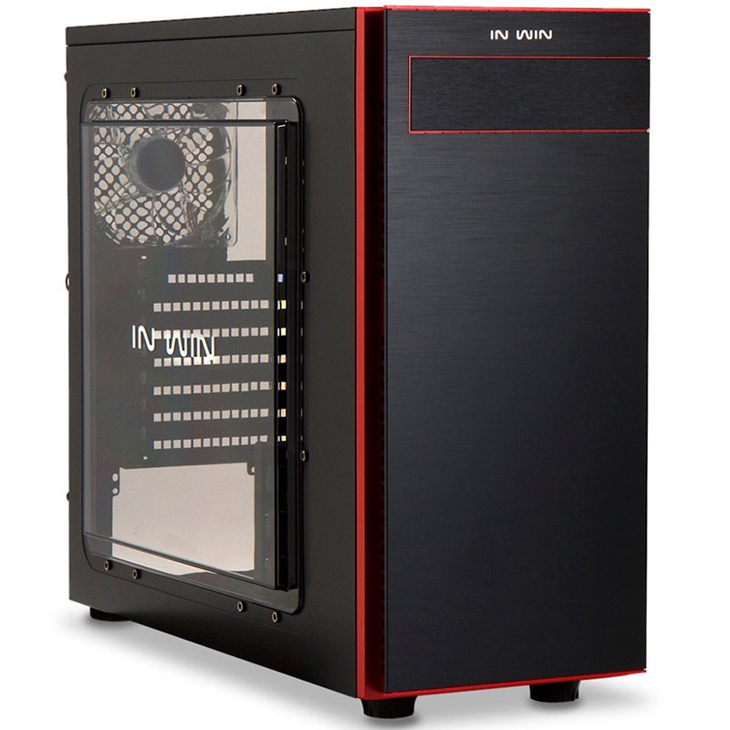 PC Chassis IN WIN 703.BLACK Chassis In Win 703 Mid Tower ATX SECC Steel, EX 5.25" x1, 5.25" x2 3.5” / 2.5” x4(EZ-Swap Module)2.5” x2,USB 3.0 x1, 2.0 x2,HD Audio, 120mm Fan x4, CPU Heatsink up to 160mm, Water-Cooling Ready, Black