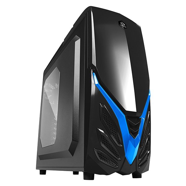 PC Chassis RAIDMAX VIPERII_A07WBU Chassis VIPER II BG Middle Tower, ATX, 7 slots, 3 X 5.25", 3 X 3.5" H.D. or 3 X 2.5" SSD, 2 x HD AUDIO / 1 x USB3.0 / 1 x USB 2.0 PSU Optional, 2 X 120mm front LED fan (optional), 1 x 120mm Black frame with Black leaves