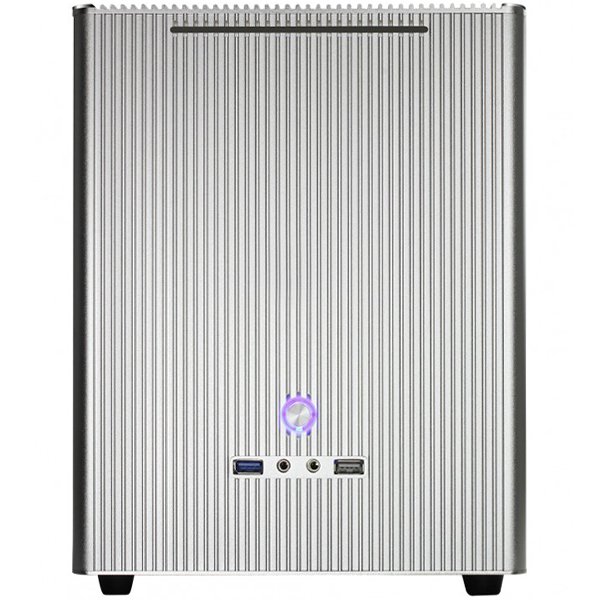 PC Chassis E-MINI CASEMM5S E-mini M5 Silver No PSU, Mini-ITX
