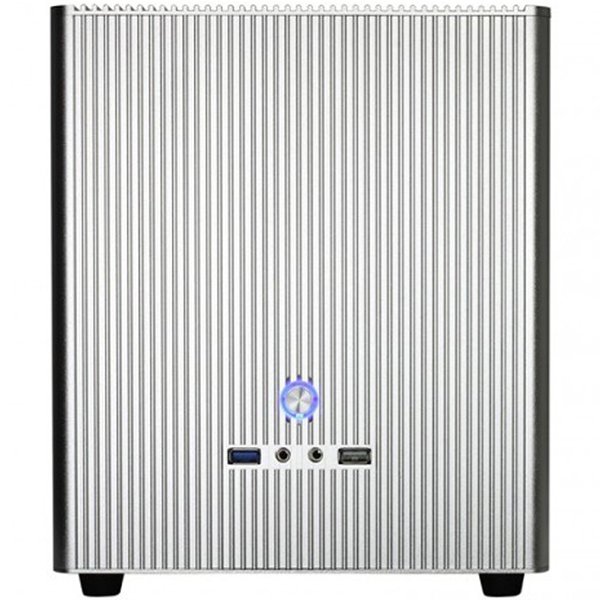 PC Chassis E-MINI CASEMM3S E-mini M3 Silver No PSU, Mini-ITX