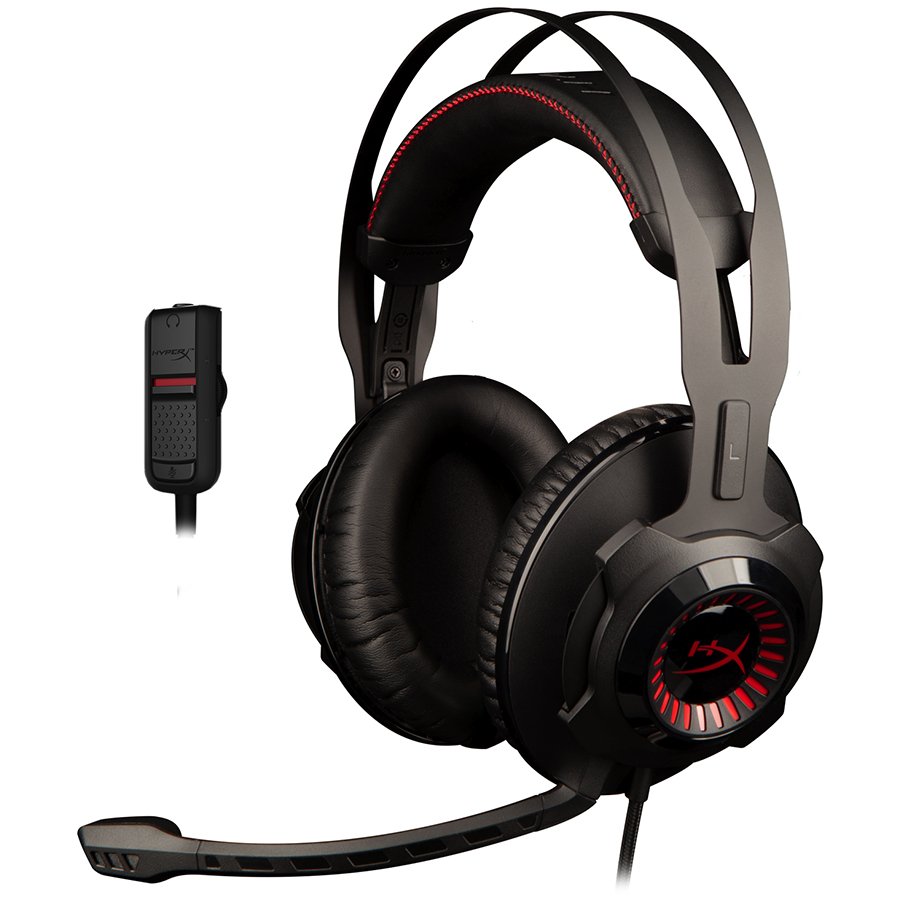 Multimedia - Headset KINGSTON HX-HSCR-BK/EM Kingston HyperX Cloud Revolver - Gaming Headset (Black) (EMEA), EAN: '740617250435