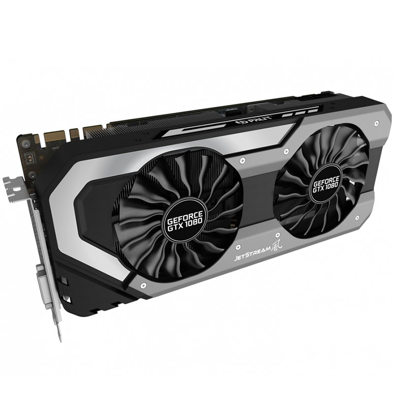 Video Card PALIT 4710636269042 PALIT Video Card GeForce GTX 1080 nVidia, Jetstream 8GB GDDR5X, 256bit, Dual DVI, HDMI, DPx3 part# NEB1080015P2J