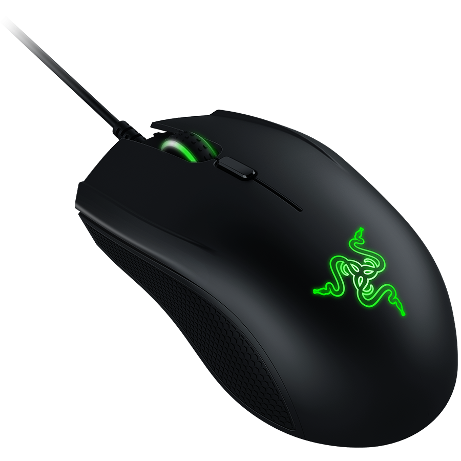 Input Devices - Mouse Box RAZER RZ01-01900100-R3G1 Abyssus V2 - Essential Ambidextours Gaming Mouse,Improved form factor designed for ambidextrous gameplay,All-new true 5,000 DPI optical sensor for greater accuracy, In-mould rubber side grips optimized fo