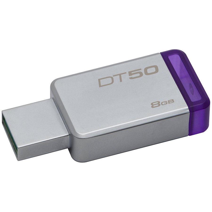 Memory ( USB flash ) KINGSTON DT50/8GB Kingston 8GB USB 3.0 DataTraveler 50 (Metal/Purple), EAN: '740617255577