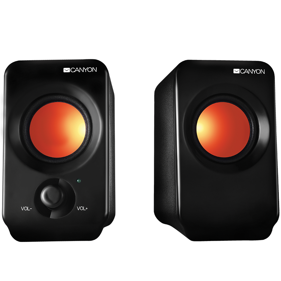 Multimedia - Speaker CANYON CNE-CSP202 2.0 portable USB power speakers 3.5mm audio jack with volume control