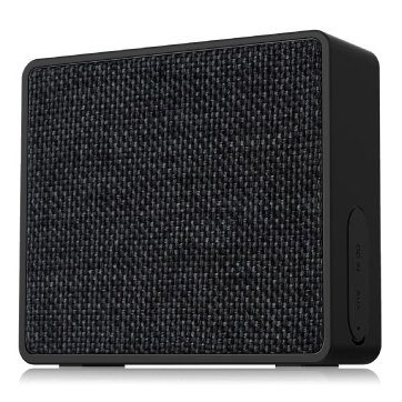 Multimedia - Speaker FENDA W5 Multimedia Bluetooth Speakers F&D W5 - Power output 3W, 1.5" inch driver and passive radiator, Bluetooth 4.0, 360 degree sound field, micro SD card, 3.5mm Aux input, Li-ion battery, Black