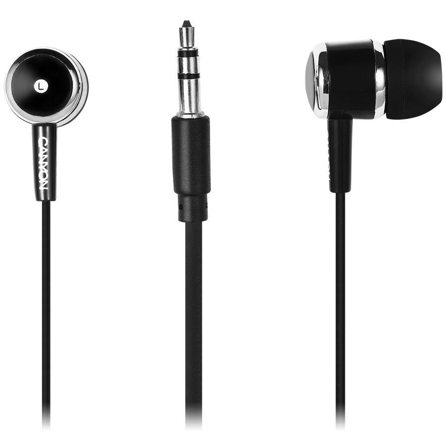 Multimedia - Headset CANYON CNE-CEPM01B Stereo earphones with microphone, Black