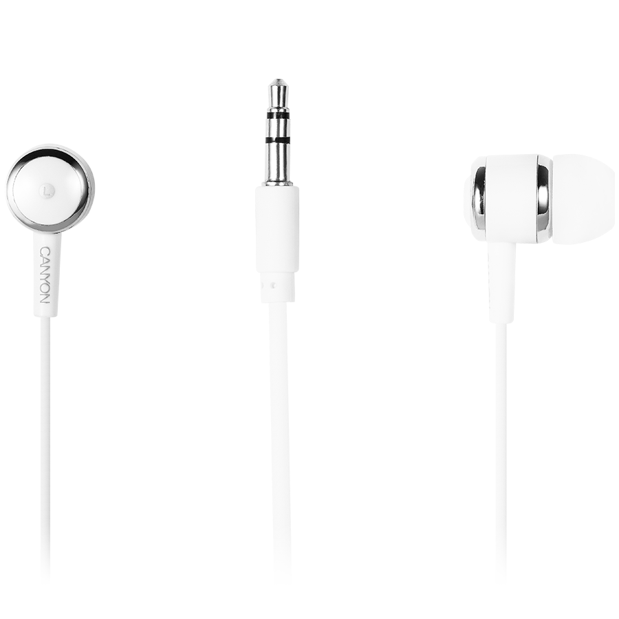 Multimedia - Headset CANYON CNE-CEP01W Stereo earphones, White