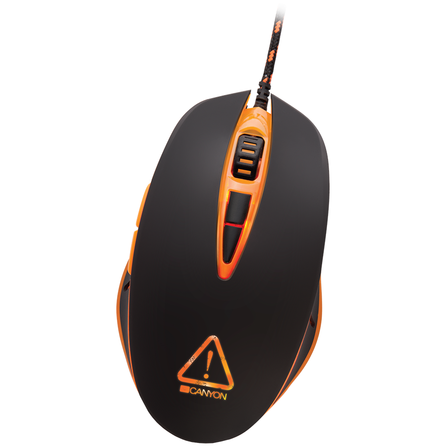 Gaming Accessories CANYON CND-SGM4N Optical gaming mouse, adjustable DPI setting 800/1600/2400/4800, LED backlight, Black