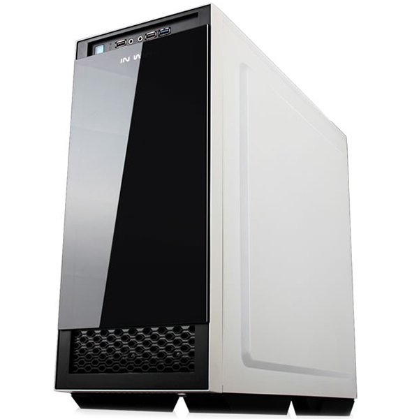 PC Chassis IN WIN 503.WHITE Chassis In Win 503 Mid Tower ATX SECC Steel, EX 5.25" x1, 5.25" x2 3.5” / 2.5” x4(EZ-Swap Module)2.5” x2,USB 3.0 x1, 2.0 x2,HD Audio, 120mm Fan x5, CPU Heatsink up to 160mm, Water-Cooling Ready, White