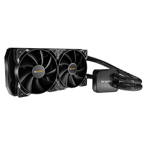 Cooling System BE QUIET BW002 be quiet! SILENT LOOP 240mm liquid cooling, Intel: LGA 775 / 1150 / 1151 / 1155 / 1156 / 1366 / 2011(-3) Square ILM/2066, AMD: AMD: AM2(+) / AM3(+) / FM1 / FM2(+), TDP 350W, 2x Pure Wings 2 120mm PWM, 3Y Warranty