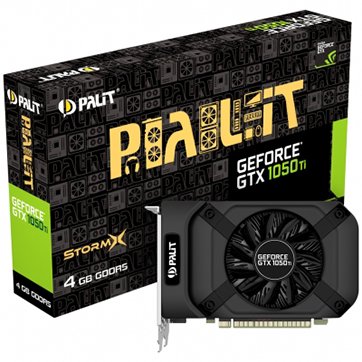 Video Card PALIT 4710636269370 PALIT Video Card GeForce GTX 1050Ti nVidia, StormX 4096MB 128BIT, Dual DVI+HDMI+DP