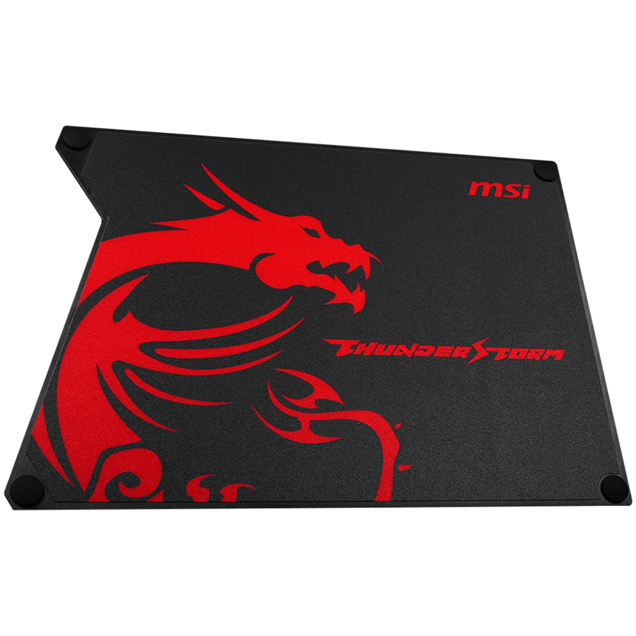 Mouse Pad MSI THUNDERSTORM_GAMING_MOUSEPAD MSI Mouse PAD Thunderstorm Aluminum Gaming 320mmX225mmX2mm