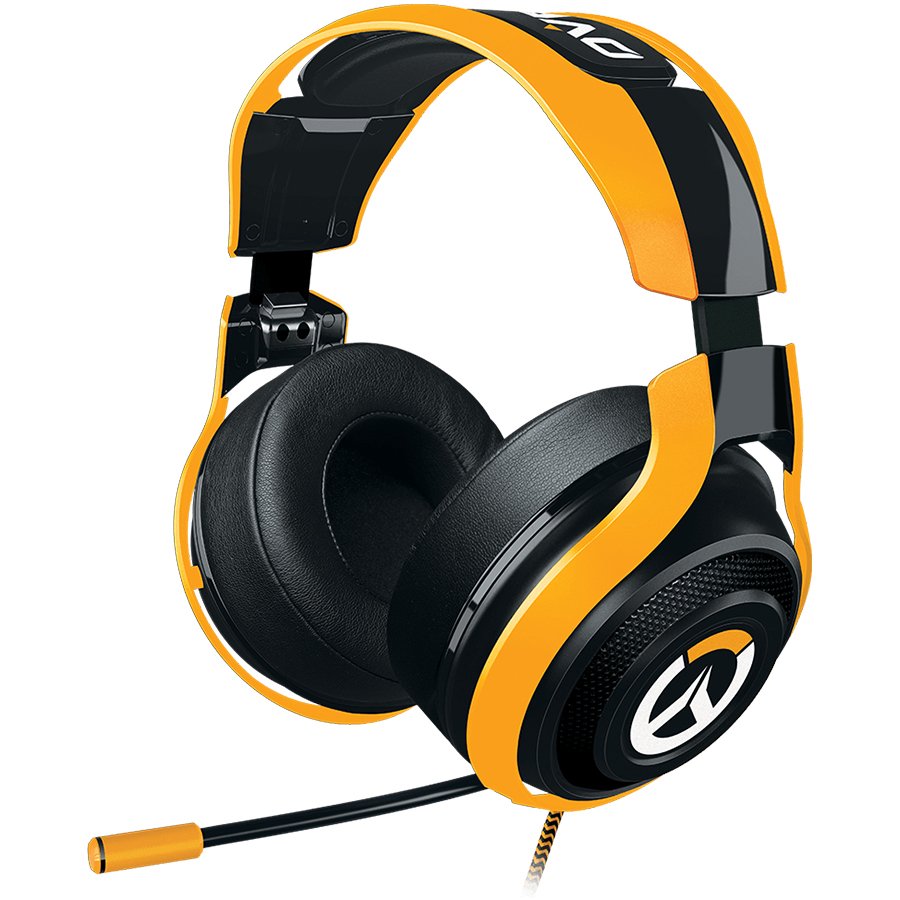 Multimedia - Headset RAZER RZ04-01920100-R3M1 Overwatch Razer ManO’War Tournament Ed. Analog Gaming Headset,Powerful drivers and sound isolation for the highest-quality gaming audio experience,In-line controls and fully retractable microphone for easy acc