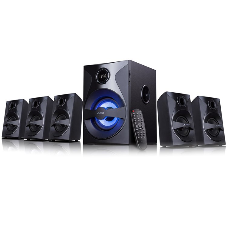 Multimedia - Speaker FENDA F3800X Multimedia - Speaker F&D F3800X 3" full range driver for satellites, 5.25" bass driver for subwoofer, Innovative automatic multi-color LED, BT 4.0, USB/SD card reader, FM, LED Display