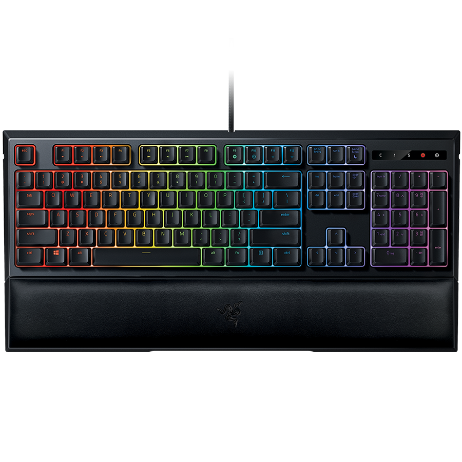 Input Devices - Keyboard Box RAZER RZ03-02040100-R3M1 Razer Ornata Chroma – Multi-color Membrane GamingKeyboard,Mid-height keycaps ,Customizable lighting With full 16.8 million colors,Ergonomic wrist rest ,Fully programmable keys with on the fly macro rec