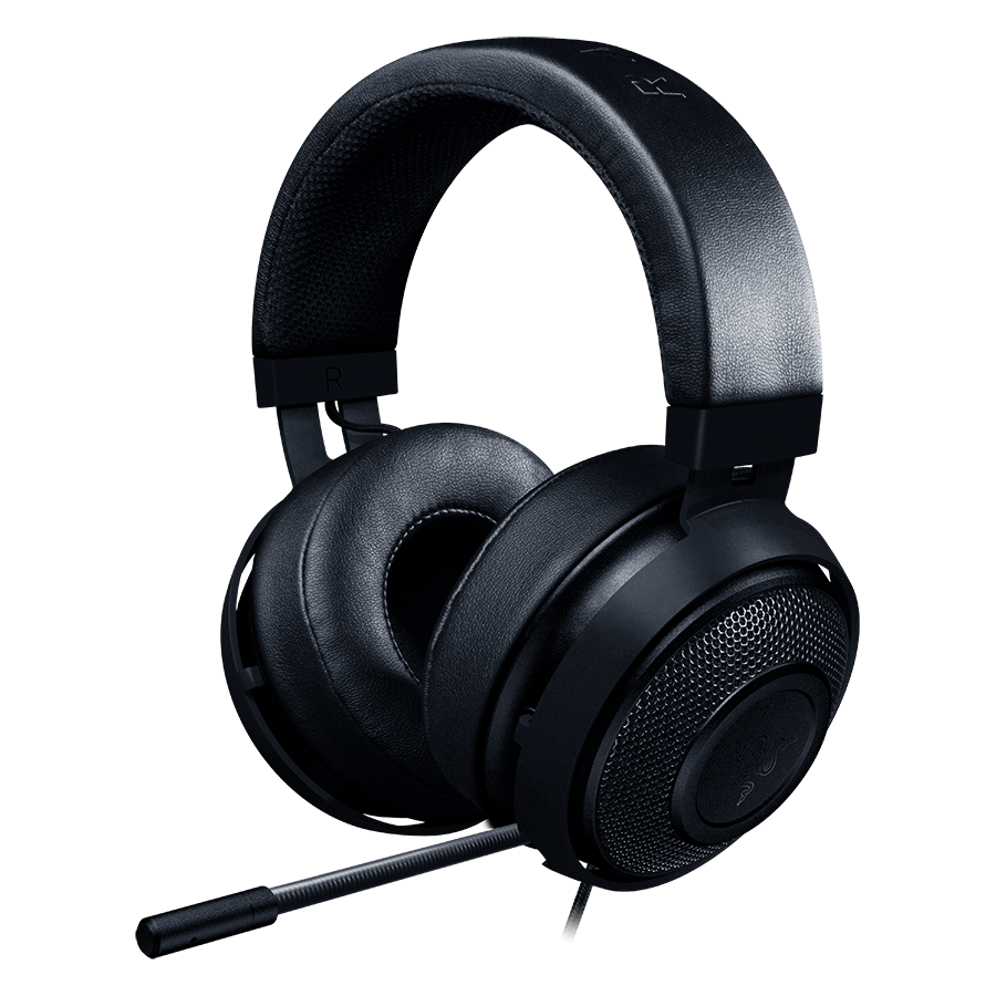 Multimedia - Headset RAZER RZ04-02050100-R3M1 Razer Kraken Pro V2 BLACK - Analog Gaming Headset,50 mm audio drivers ,Unibody aluminum frame ,Fully-retractable microphone with in-line remote,3.5 mm combined jack.