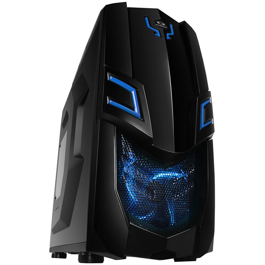PC Chassis RAIDMAX VIPER_GXII_522WBU Chassis Viper GX II Tower, ATX, 7 slots, 3 X 5.25", 7 X 3.5" H.D., 1 X USB2.0 / 2 x AUDIO / 1 x USB3.0, PSU Optional,1 X 120mm Front LED fan/orange/, 1 x 120mm Back Black FAN, 1 X 120mm Side LED fan /opt./, Black/Blue