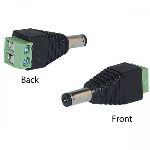 Various Accessories DAHUA ELECTRONIC PWRCON-M DC12V Male Power Supply Jack Connector 2.1 mm