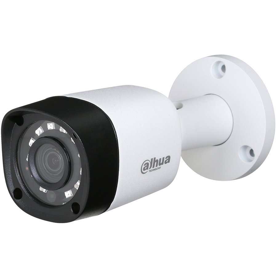 IP Camera DAHUA ELECTRONIC HAC-HFW1200RM Dahua HD-CVI camera 2MPix , Water-proof, Day&Night, 1/2.7" CMOS, 1920×1080 Effective Pixels, 30fps@1080P, Focal Length 3.6 mm, 0.02Lux/F2.0, 0Lux IR on, IP67, outdoor installation.