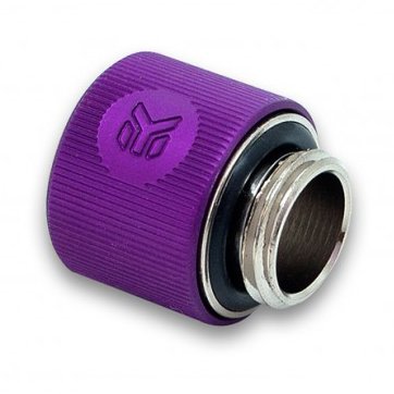 Cooling System EKWB EKWB3831109847329 EK-ACF Fitting 10/13mm - Purple, thread: G1/4" BSP; 4.5mm male thread length, supported tube: 3/8" / 1/2" ID/OD (roughly equalls 10/13mm ID/OD)