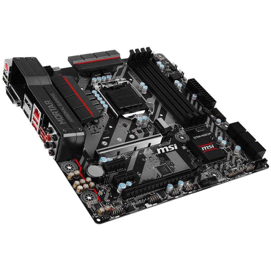 Main Board Desktop MSI Z270M_MORTAR MSI Main Board Desktop Z270 (S1151,4xDDR4,2xPCI-Ex16,2xPCI-Ex1, 1x M.2, USB3.1,USB2.0,SATA III,Raid,HDMI,DVI,GLAN)mATX
