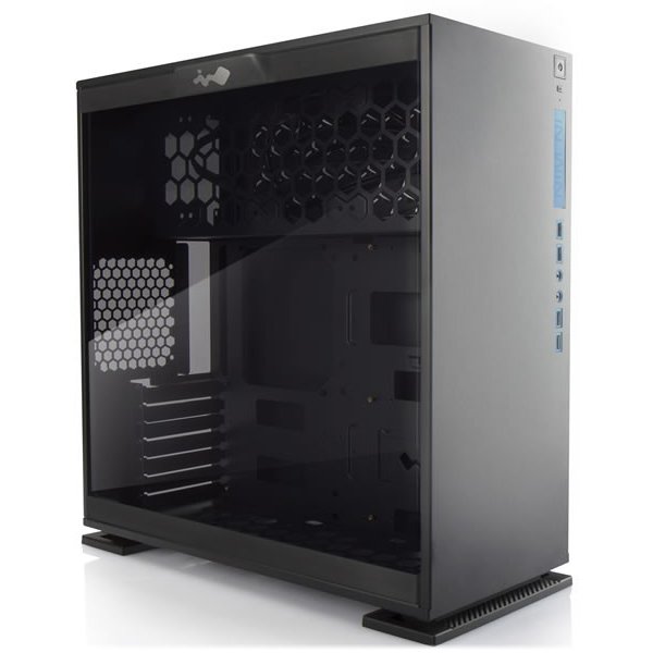 PC Chassis IN WIN INWIN_303_BLACK_AURORA Chassis In Win 303 Mid Tower ATX Aluminum SECC, Tempered Glass, ATX, Micro-ATX, Mini-ITX, Front Ports 2xUSB 3.0,2xUSB 2.0,HD Audio, 500x215x480, 1x120mm Rear Fan/120mm Radiator,3x120mm Top Fan/360mm Radiator,3x120m