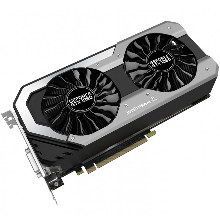 Video Card PALIT 4710636269233 PALIT Video Card GeForce GTX 1060 nVidia, Super JetStream 3GB GDDR5, 192bit,DVI, HDMI,3xDP NESF5106S15F9J