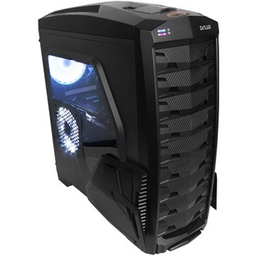 PC Chassis DELUX ME_901 Chassis DELUX ME 901 Midi Tower, ATX, USB2.0,USB 3.0 without PSU, Black