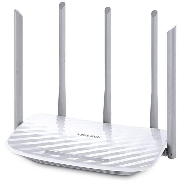 Networking - Router TP-LINK ARCHER_C60 AC1350 Dual Band Wireless Router, 867Mbps at 5GHz + 450Mbps at 2.4GHz, 802.11ac/a/b/g/n,4-port LAN , 3x 2.4HGz External Antennas; 2x5GHz External Antennas