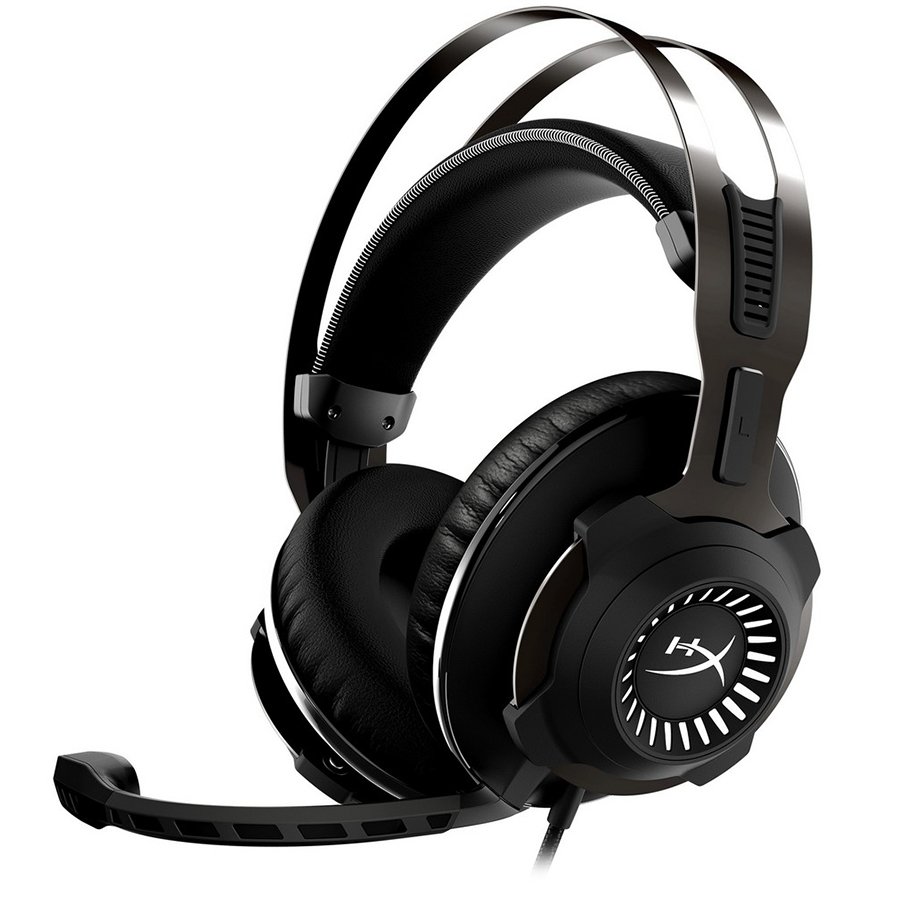 Multimedia - Headset KINGSTON HX-HSCRS-GM/EM Kingston HyperX Cloud Revolver S - Gaming Headset (Gun Metal), 50mm drivers, USB PnP Dolby 7.1, 3.5mm jack, 1m + 2.2m + 2m cables, EAN: 740617251364