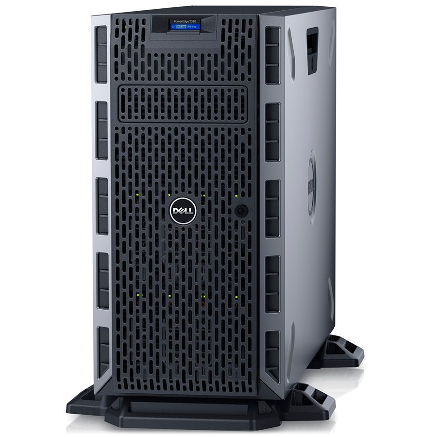 Server DELL EMC T330E31220V58G0TH73DHP-14 PowerEdge T330,Xeon E3-1220v5 3.0GHz,Chassis with up to 8x3.5" Hot-Plug HDD,8GB UDIMM 2133MT/s ECC,iDRAC8 Basic,no HDD(optional),PERC H730 1GB Cache,DVD+/-RW,Dual Hot-plug PSU(1+1)495W,TPM 1.2,CC,Dual Port LOM 1Gb