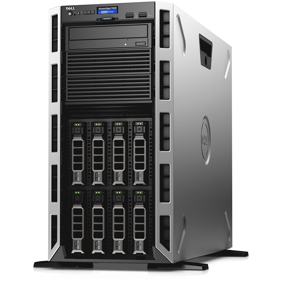Server DELL EMC T4301X2620V48G0TH33SHP-14 PowerEdge T430,Xeon E5-2620v4,Chassis with up to 8 3.5" Hot Plug HDD Tower Config,8GB RDIMM 2133MT/s,iDRAC8, Basic,no HDD(optional),PERC H330 RAID Controller,DVD+/-RW,Single Hot-plug PSU(1+0)750W,TPM 2.0,Dual Port