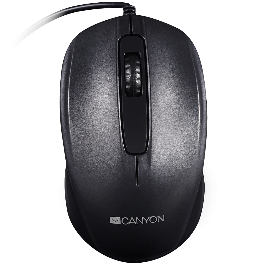 Input Devices - Mouse Box CANYON CNE-CMS01B Optical wired mice, 3 buttons, DPI 1000, Black